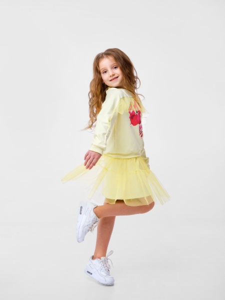 Спідниця Smil 120303 4824039206037 р.128 світлий лимон 