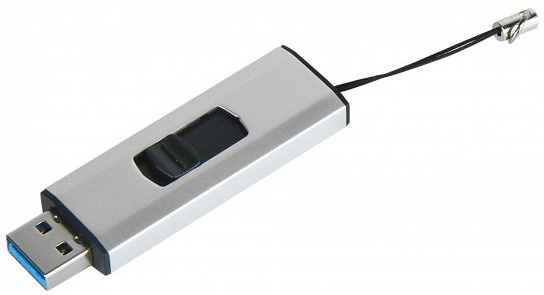 Флешпам'ять USB MediaRange 256 ГБ USB 3.0 black/silver (MR919)