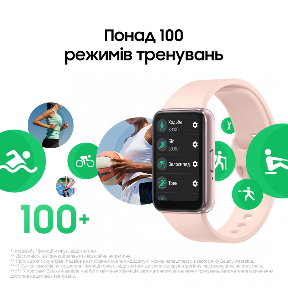 Фитнес-браслет Samsung Galaxy Fit3 pink/gold (SM-R390NIDASEK)