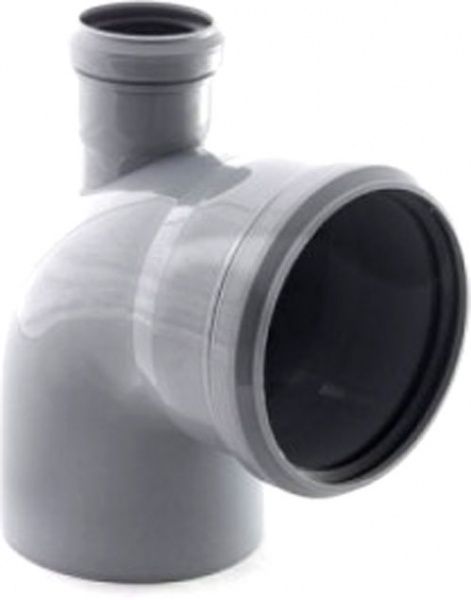 Коліно 90° Інсталпласт 110x50x90 пряме