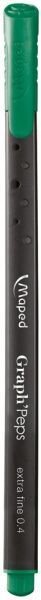 Ручка капиллярная Maped Graph Peps 0.4 мм Зеленый 