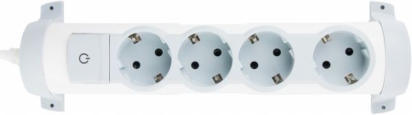 Удлинитель Legrand Comfort с заземлением 4 гн. серый 3 м 694627 