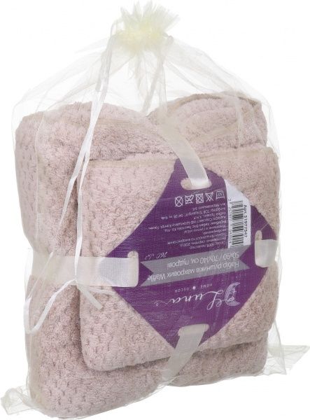 Набор полотенец Waffle 2 шт. пудра Luna 