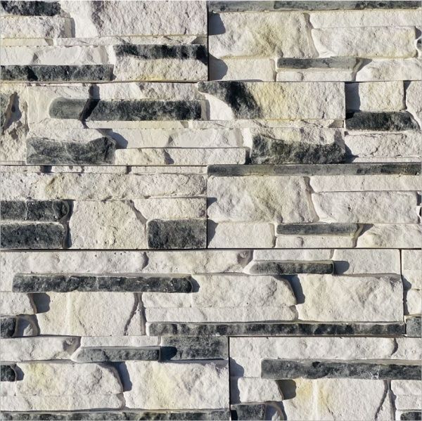 Плитка гипсовая прямая Gipsanit Karfa чорный 0,5 кв.м 