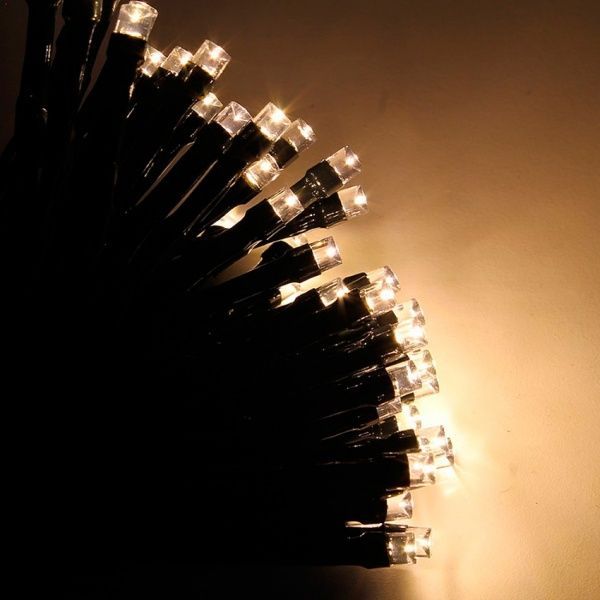 Декоративная гирлянда Джаз Лайт LD120-GWW-BO встроенный светодиод (LED) 120 ламп 12 м