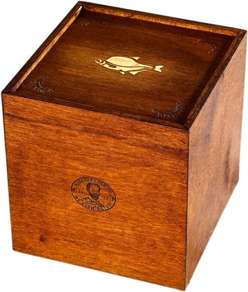 Бокал пивной Fish-Point керамический коричневый 1 л