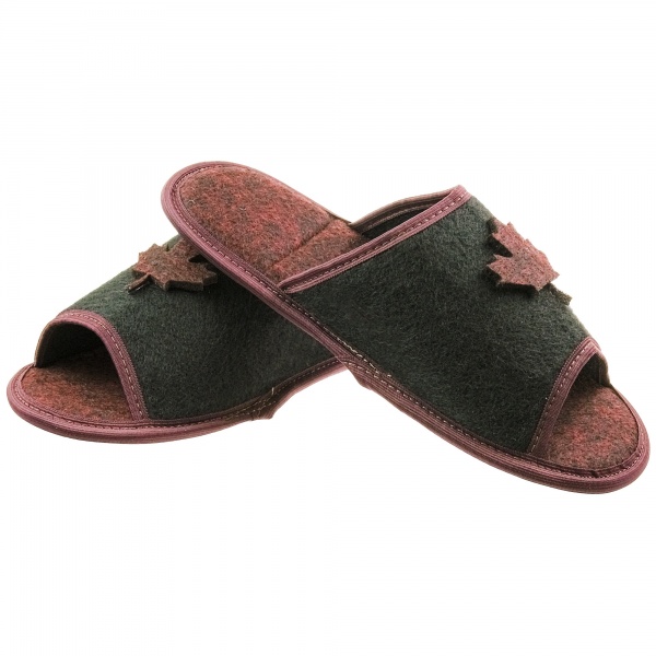 Капці домашні FX shoes з фетру р. 42-43 чорний арт.2019