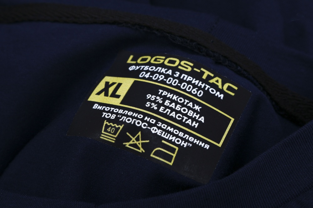 Футболка LOGOS-Tac з нанесенням Лев 04-09-00-0060 р.L різнокольоровий