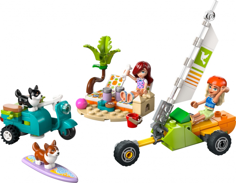 Конструктор LEGO Friends Собачі пригоди на серфі та скутері 42641