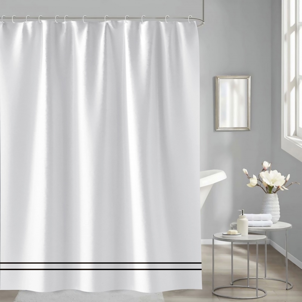 Шторка для ванны Trento White 240х200 см белая