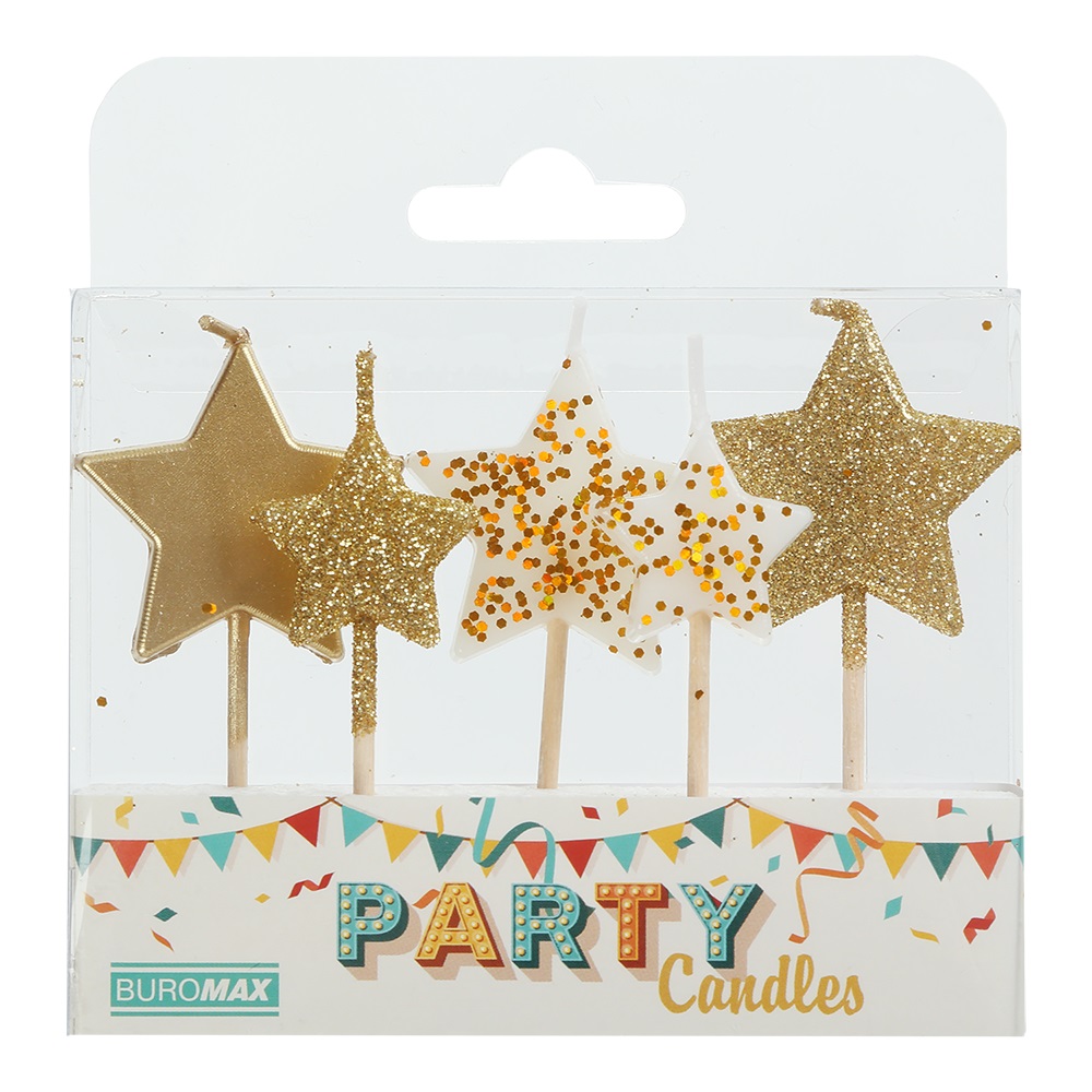Набор свечей Звезда Buromax 5 шт.