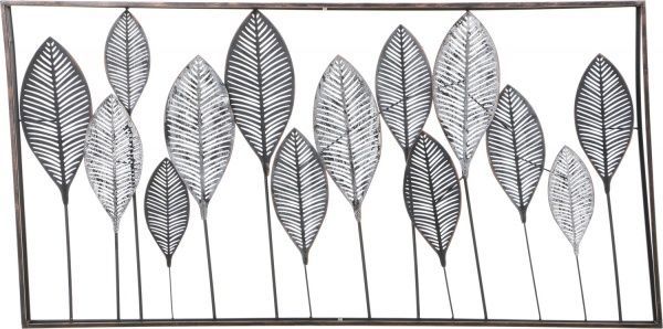 Декор настенный Листья 69x135 см 