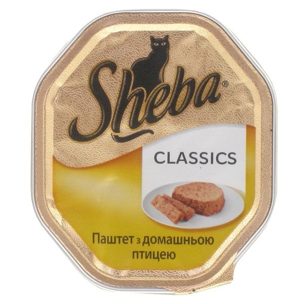 Корм Sheba шматочками зі свійською птицею в соусі 85 г