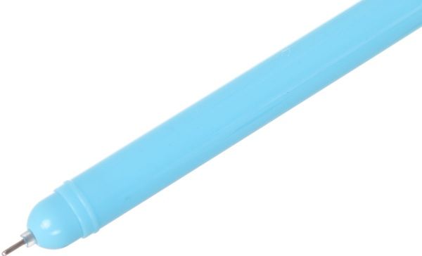 Ручка гелевая Шапка с фиолетовым помпоном 