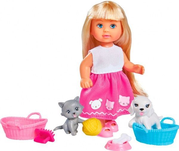 Ляльковий набір Simba Еві Домашні улюбленці 5733044