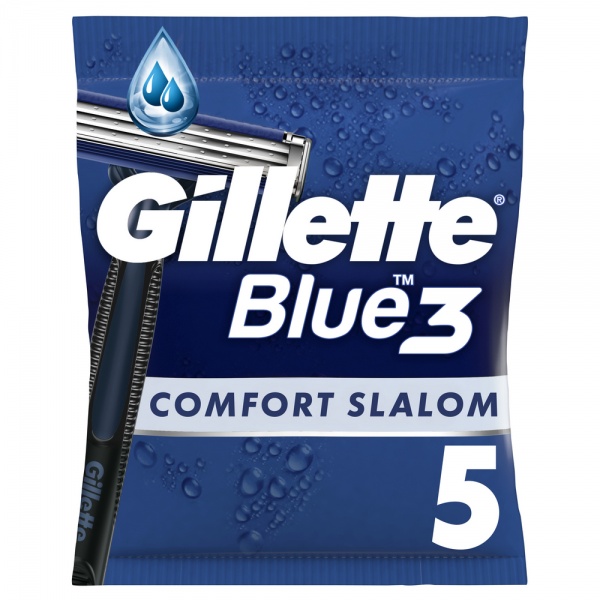 Станки одноразовые Gillette Blue3 Comfort Slalom 5 шт.