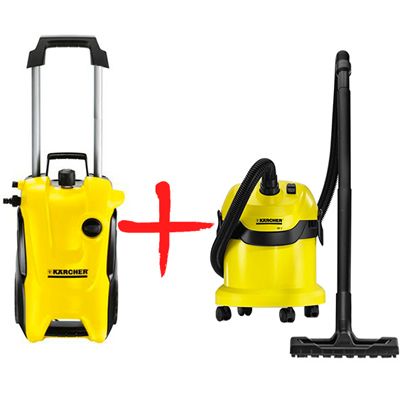 Мини-мойка Karcher K 5 + пылесос MV 2