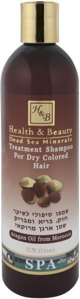 Шампунь Health and Beauty укрепляющий с добавлением масла аргании 400 мл