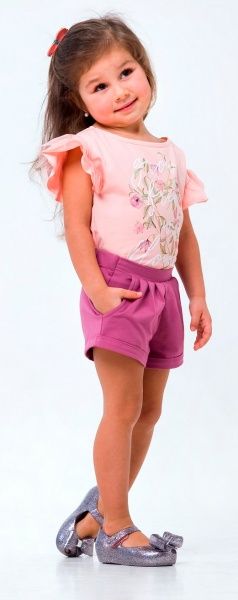 Шорты детские Smil 112313 р.134 лиловый 