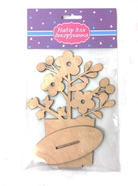 Набір для декорування Заготівка Вазон на підставці №2 Аплі-Краплі 