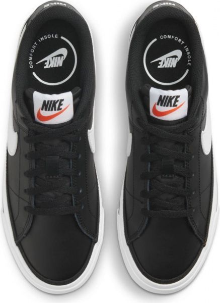 Кеди Nike Nike Court Legacy DA5380-002 р. US 5,5Y чорний