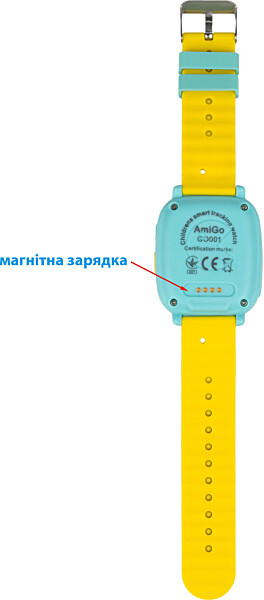 Смарт-часы детские AmiGo GO001 iP67 green (856056)