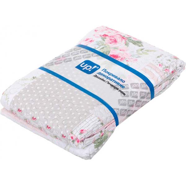 Покрывало Underprice Печворк 220x240 см розовое