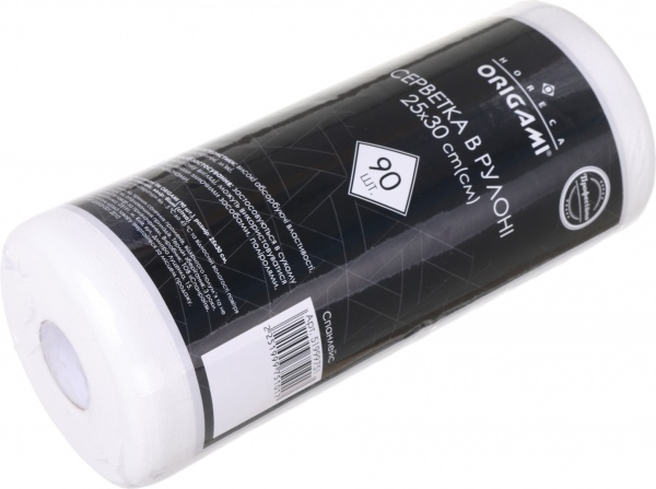 Салфетки в рулоне Origami Horeca сетка 25х30 см 90 шт. белый