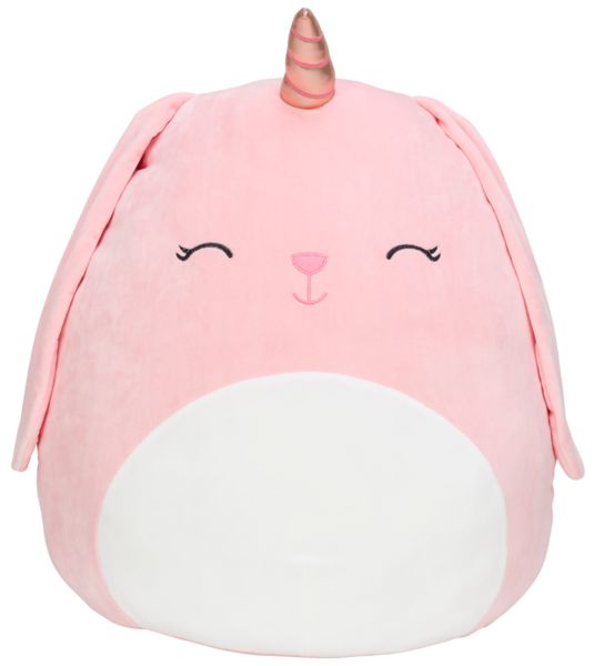 М'яка іграшка SQUISHMALLOWS Зайчик Легас 31 см рожевий з білим 6732756