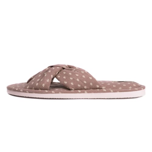 Тапки домашние Twins HS-VL бант-перекрест 7137 р.36/37 коричневый 