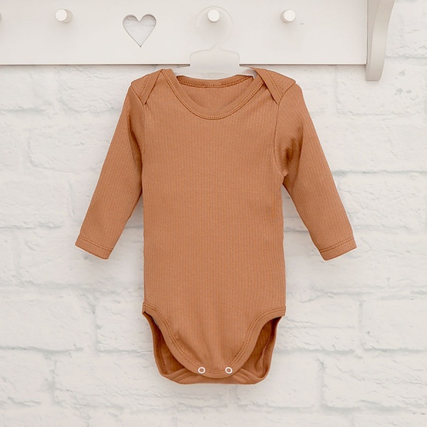 Боди детское унисекс Blanka р.86 коричневый 110229 