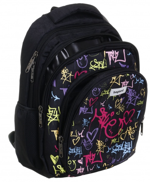 Рюкзак Nota Bene Bombino Graffiti black and color 16 л 591/1392