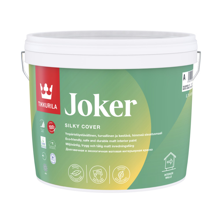Краска акрилатная TIKKURILA Joker, база С 9л