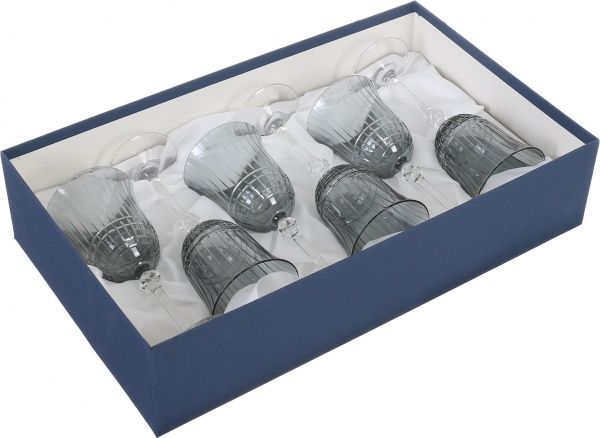 Набор бокалов для вина Brigitta Elegance Fume 230 мл 6 шт. Vema