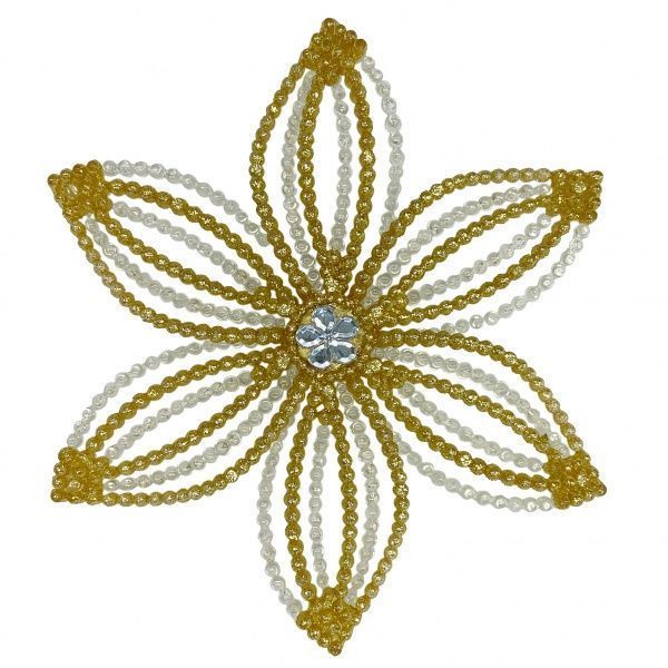 Подвеска MISLT Снежинка Эдельвейс edel00-0-3 8 см