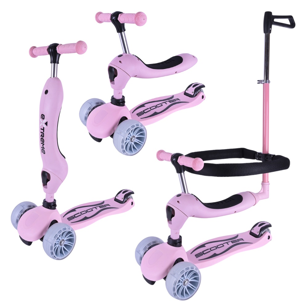 Самокат Shantou 3-колесный с ручкой в ассортименте CY20804