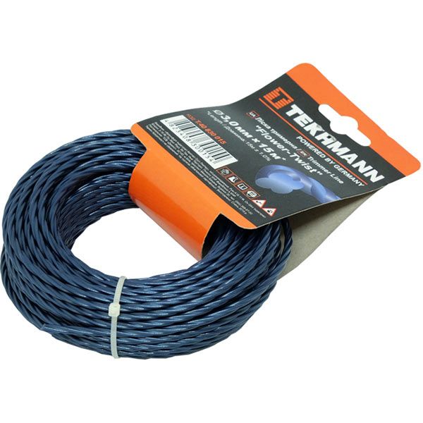 Леска для триммеров Tekhmann Flower-Twist 3,0 мм х 15 м T.40830015