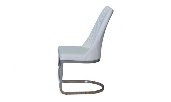 Стілець обідній Прайм X-928 480х635х980 мм хром/молочно-білий