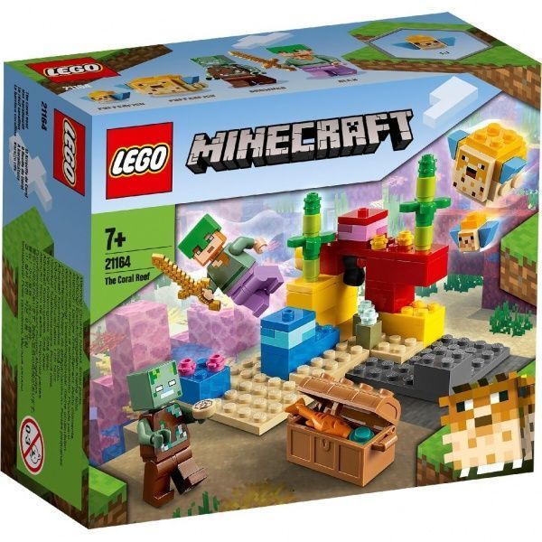 Конструктор LEGO Minecraft Кораловий риф 21164