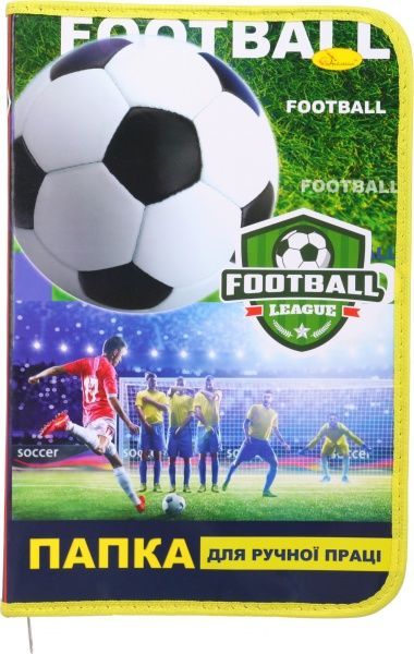 Папка для труда А4 на молнии ПР-01 Апельсин