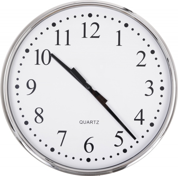 Часы настенные Grand (XYX 10649A) 50x50x5 см бело-серебряный