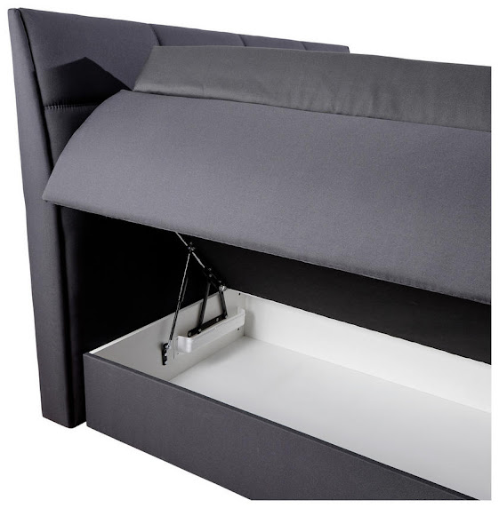 Кровать Мебель Прогресс Саванна 160x200 см темно-серый 