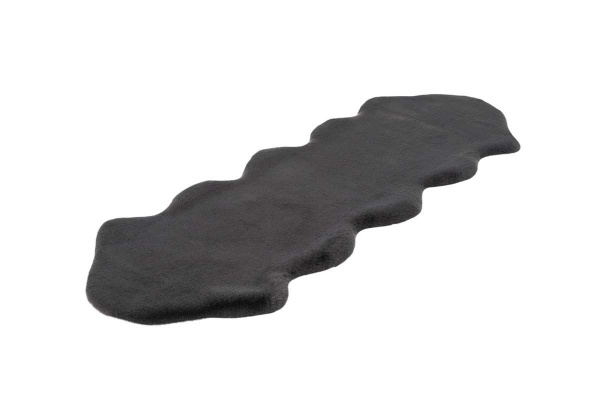 Килим Kayoom Rabbit Double Sheepskin anthracite 60 см x 180 см 