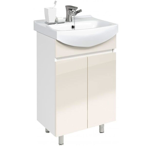 Тумба підлогова Грейд Агата 55 бежева під умивальник Cersania 55