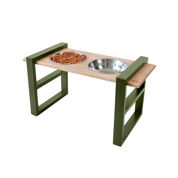 Миска подвійна 10 центів для Джека №1 L/XL 2х1250 мл хакі