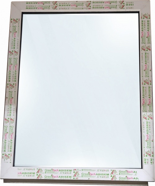 Окно глухое GreenTech 60 800x1000 мм без открывания 