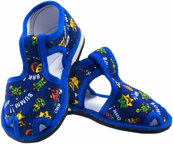 Тапочки для мальчиков Экотапок Сандалик новый синие 1085 р.23