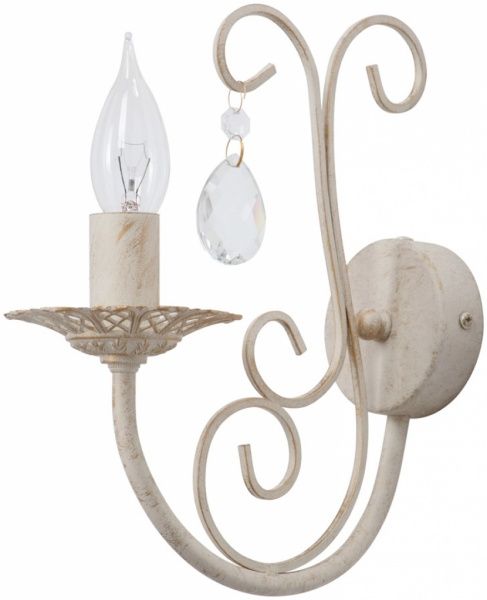 Бра Vitaluce 1x60 Вт E14 слонова кістка V1398/1A 