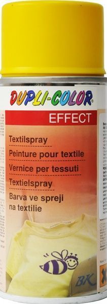 Эмаль аэрозольная Dupli-Color для текстиля желтый мат 150 мл