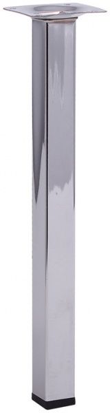 Мебельная ножка Larvij L61S30CH25 квадратна 25х25х300 мм хромована 